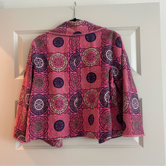 Anthropologie pink beaded jacket - Picture 2 of 4